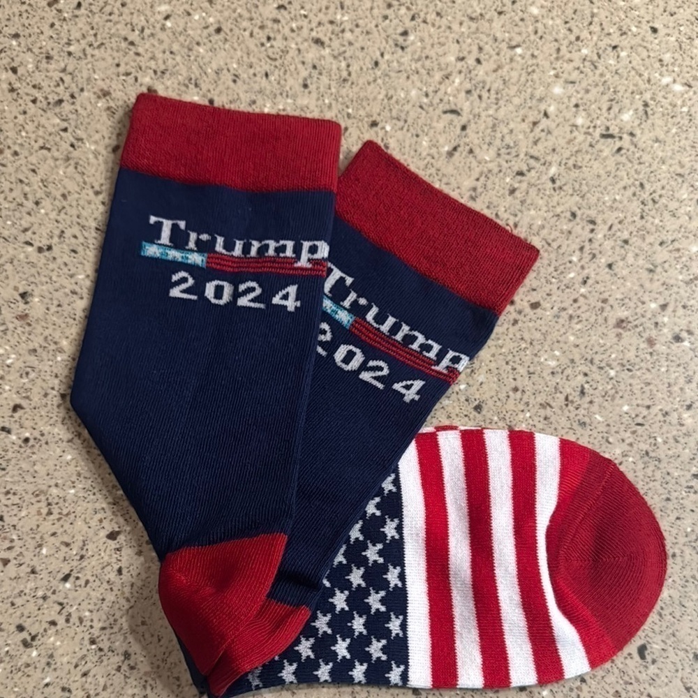men's trump 2024 stretch acrylic socks